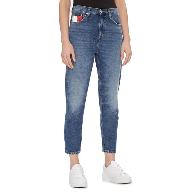 Jeans Slim Donna Tommy Hilfiger in Cotone con Dettagli Iconici